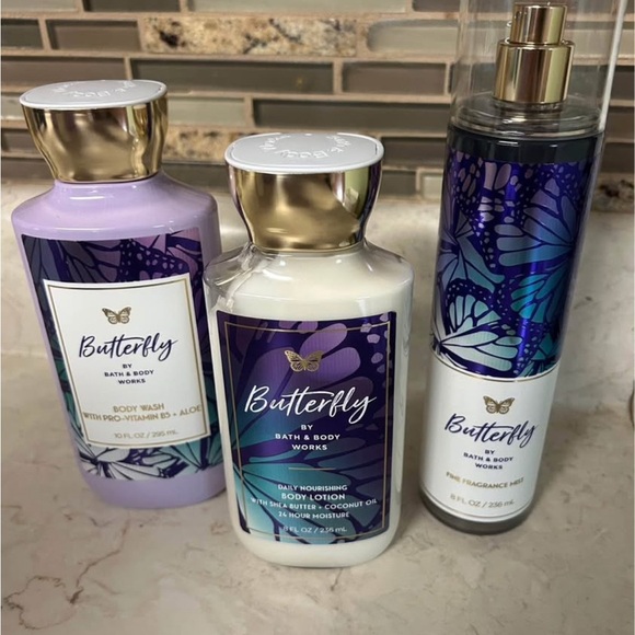 Bath & Body Works Other - Bath & Body Works Butterfly Collection Set Spray Wash Lotion New